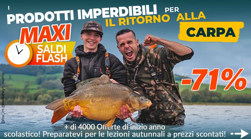 È tornato a scuola per le carpe